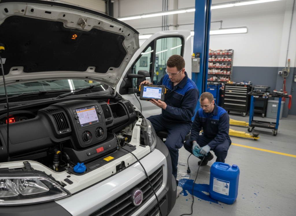 Fiat Ducato AdBlue Reset: Why the Warning Stays On After Refill