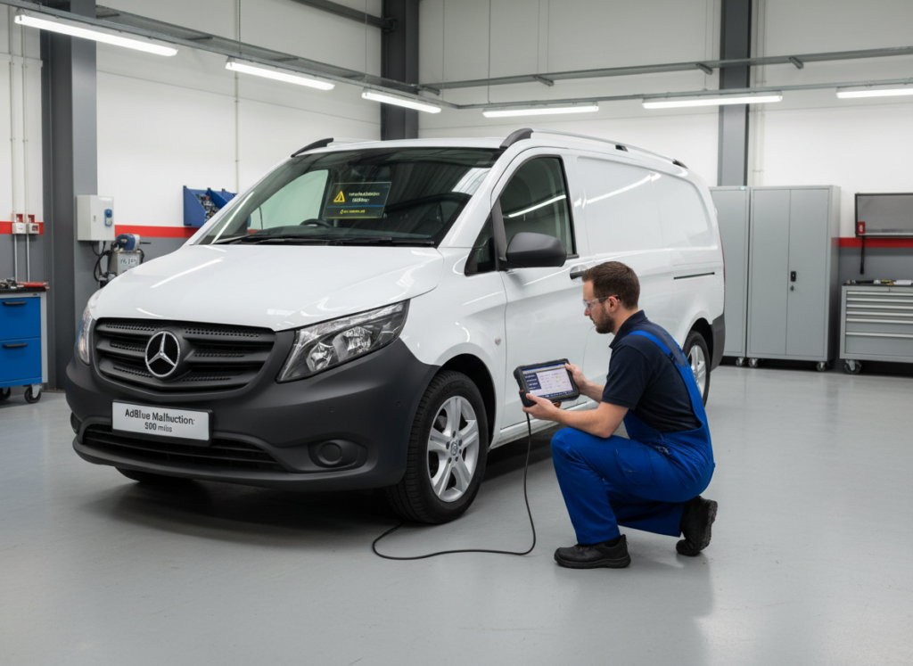 Mercedes Vito AdBlue Malfunction: Causes, Countdown Triggers and Fixes