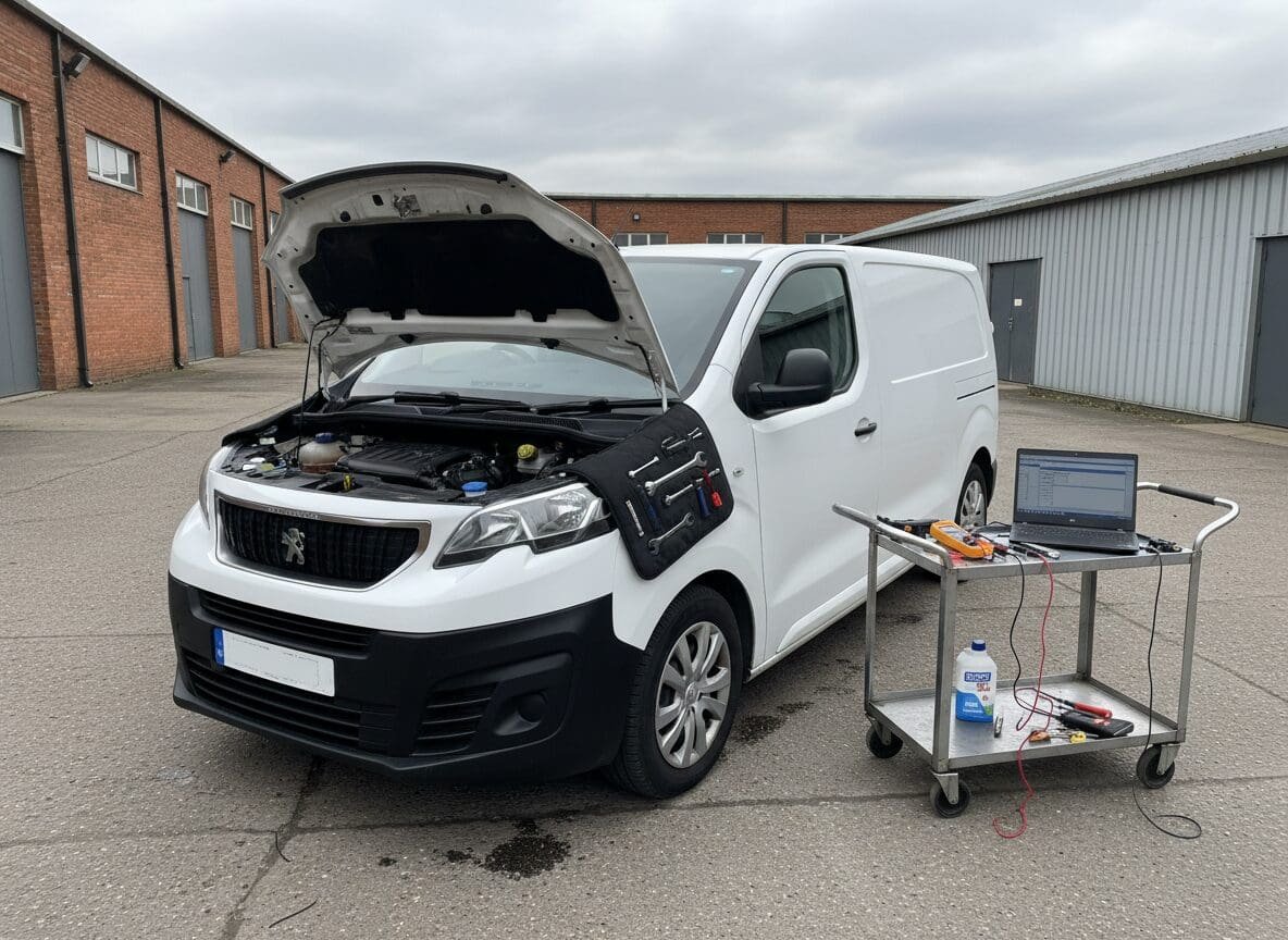 Toyota ProAce / Peugeot Expert van AdBlue inspection