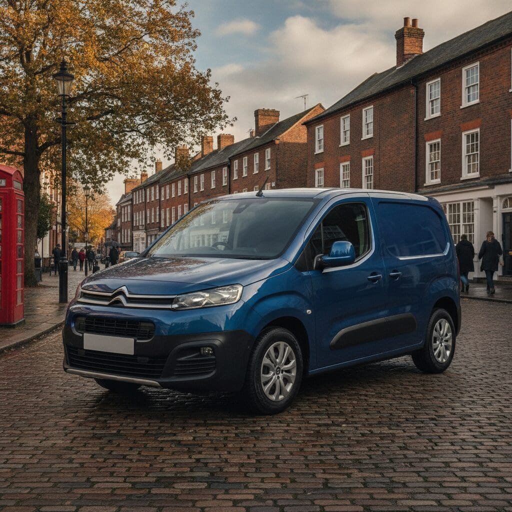 Citroen Berlingo van parked on a UK street representing AdBlue system fault diagnosis