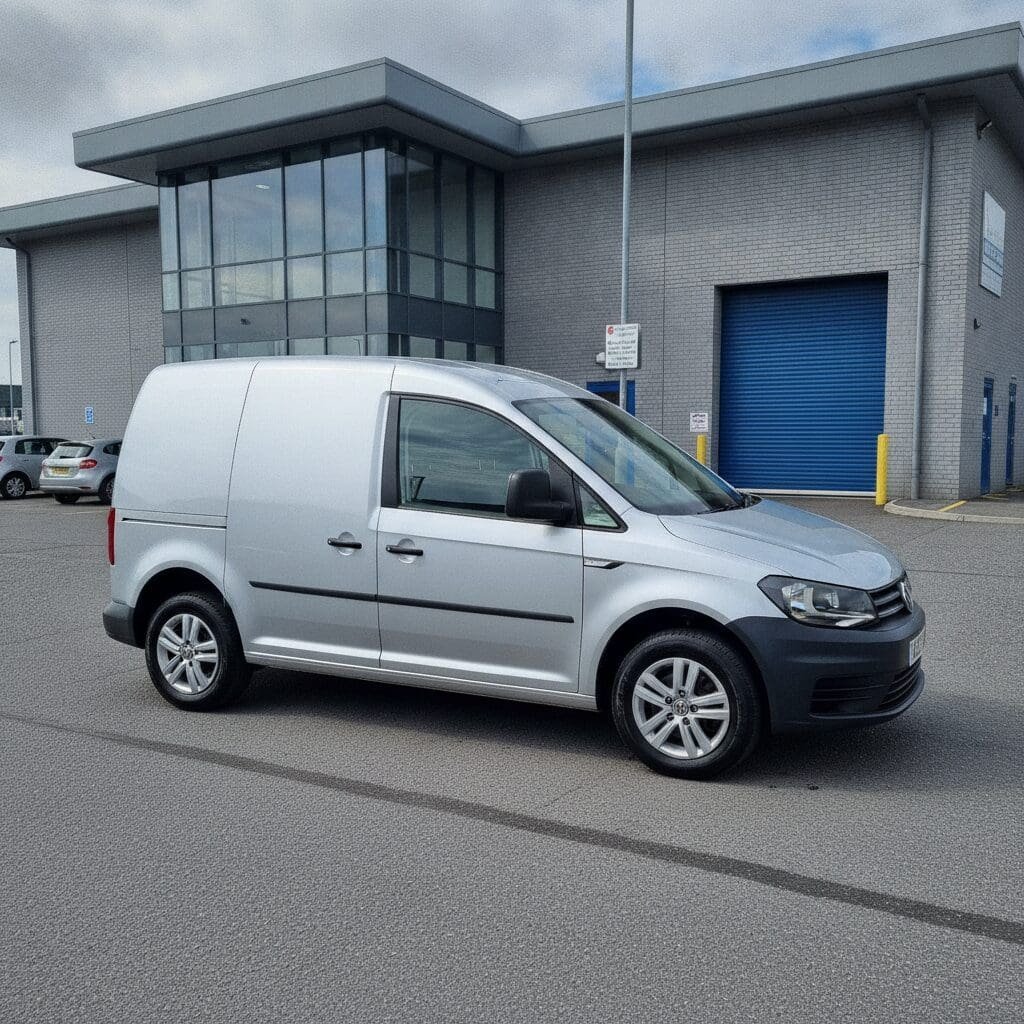 VW Caddy AdBlue problems — silver Caddy van
